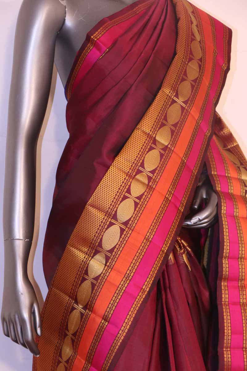 Gorgeous Thread Weave Kanjeevaram Silk Saree